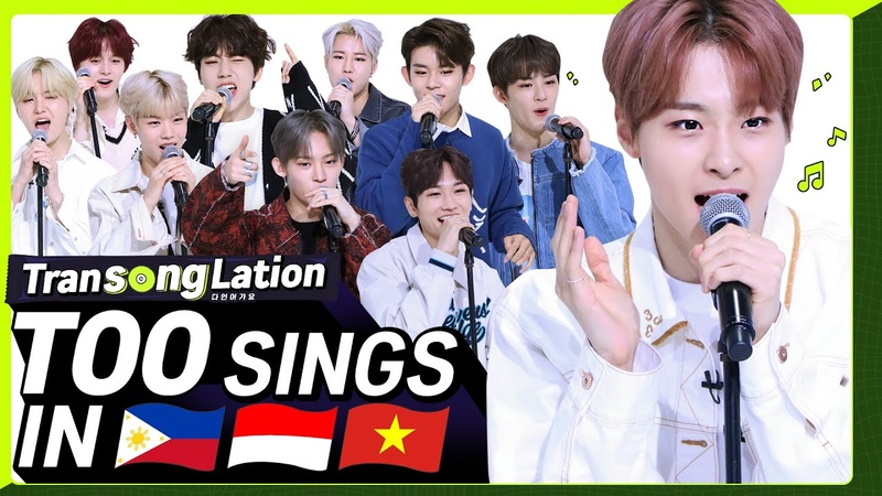 K POP STARS sing in THREE Languages , TAG, INA, VIET, TOO,