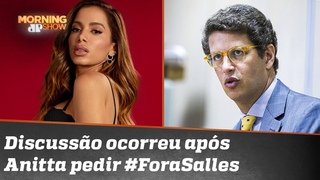 Fica na sua, Teletubbie: Salles bate-boca com Anitta no Twitter