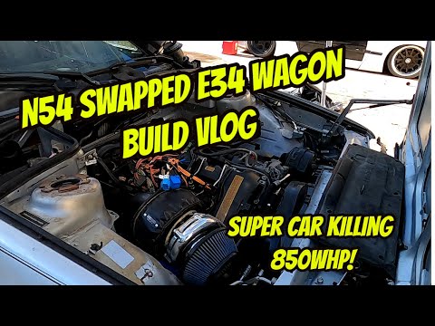 N54 Swapped E34 Touring Build Vlog,