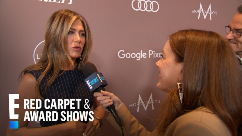 Jennifer Aniston Discusses Having a Voice In Hollywood, E Red Carpet Award