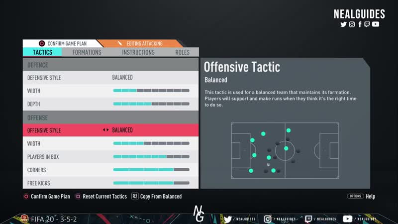 Тактика 3 5 2 новая мета 4 1 2 1 2(2) FIFA 20 ULTIMATE