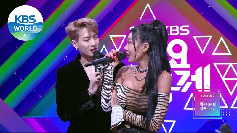 Interview with Jessi and Jackson( GOT7) 2020 KBS Song