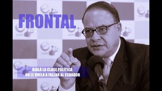 OJALÁ LA CLASE POLÍTICA NO LE VUELVA A FALLAR AL ECUADOR