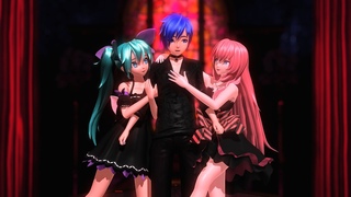 4K 60fps |Project DIVA Future Tone  MMDHatsune Miku, Megurine Luka and KAITO - Acute