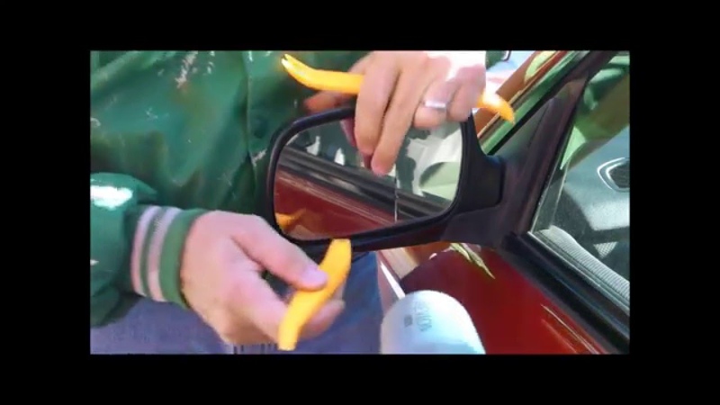 Replacing a Subaru Forester Side Mirror Glass Using a Hair Dryer Quick and