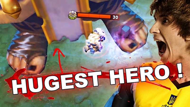 Dota 2 Tricks: The HUGEST HERO in the WORLD 7.