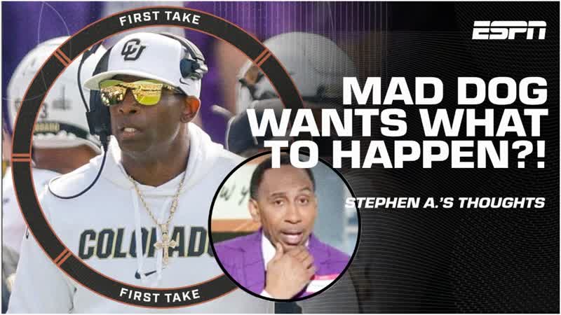 Stephen A. is in DISBELIEF of Mad Dog s comments about Deion Sanders , First