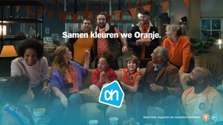 Albert Heijn: samen kleuren we Oranje