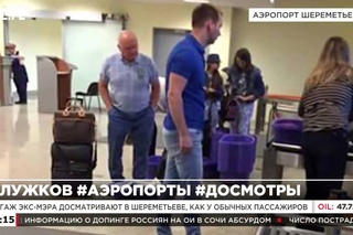 Экс-мэр Москвы Лужков прошёл досмотр в Шереметьево с обычными пассажирами