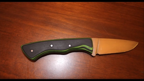First Homemade Knife Drop