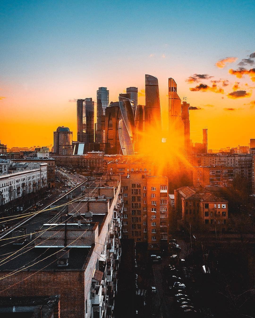 Сегодняшний закат в москве Сегодняшний закат в москве