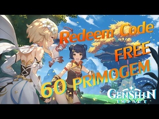 Redeem Code Free 60 PRIMOGEMS! Code Patch 1.4 Genshin Impact