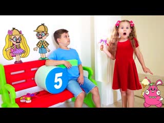 Диана и Рома притворяются детективами, мультфильм