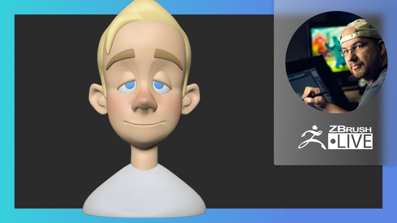 Sculpting Stylized Portraits in ZBrush ,withme Shane Olson ZBrush 2021.