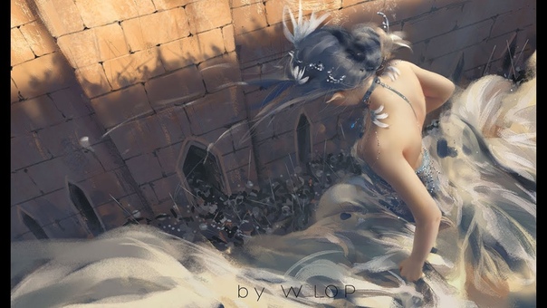 Photoshop painting process