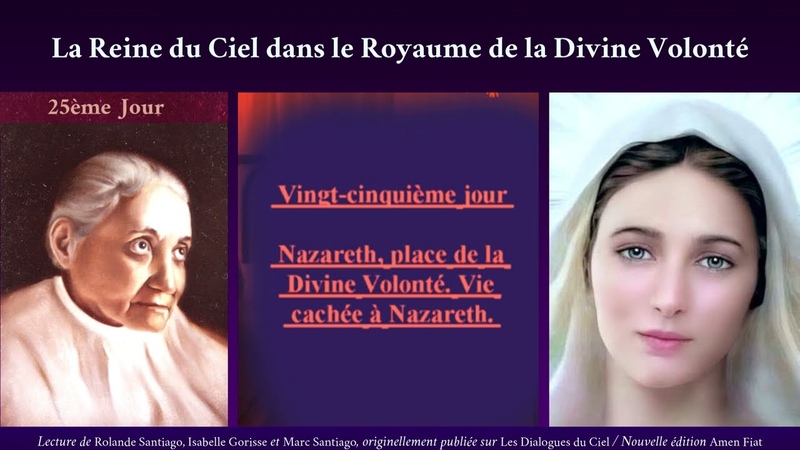25ème Jour La Reine du Ciel dans le Royaume de la Divine Volonté écrit par Luisa