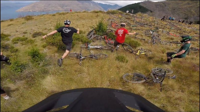 Crazy MTB mass start Mcgazzalanche 2019 with Fabien Cousinié