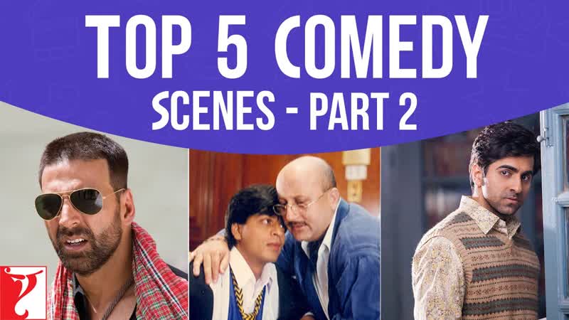 Top 5 Comedy Scenes, Part 2, Shah Rukh Khan, Akshay Kumar, Anupam Kher, Anushka, Varun,