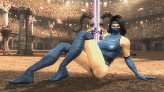 Mortal Kombat 9 Komplete Edition - Jade "Stripper Pole" Victory Pose *All Females/Costumes* MOD (HD)