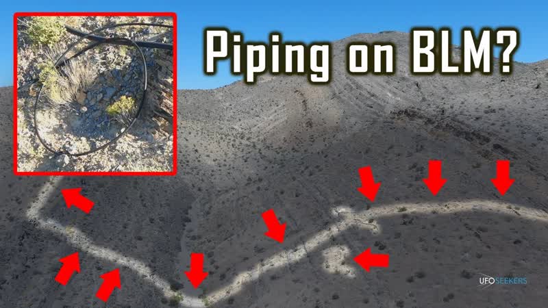 We Found This Piping on BLM Public Land That Extends Over 1