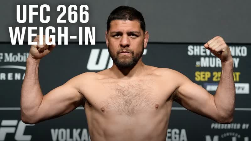 UFC 266: Volkanovski vs Ortega Weigh