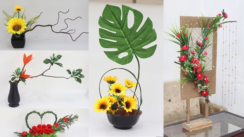 How to make flower arrangements with Fake