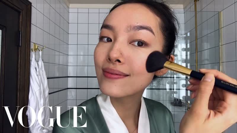 Model Fei Fei Sun Perform Skin Care Magic, Beauty Secrets,