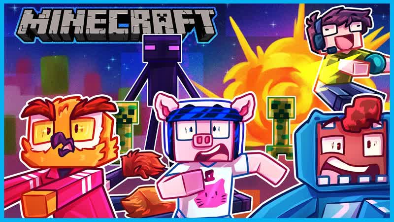 Minecraft moments where we try to get ender pearls and
