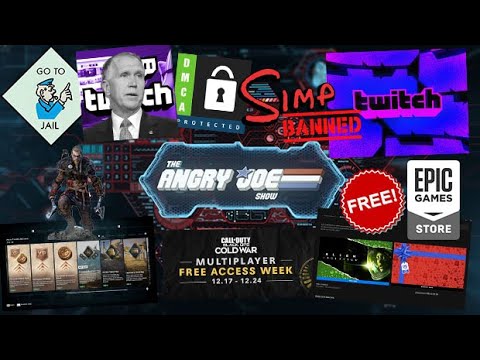 AJS News Twitch Bans Simp, Jail time for DMCA , Monster Hunter Bombs, Valhallas Adds