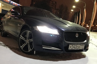 Бублики на JAGUAR XF или здравствуй зима в октябре!) Наконец-то : )