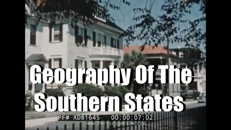 GEOGRAPHY OF THE SOUTHERN STATES 1952 FILM ALABAMA SOUTH CAROLINA TENNESSEE VIRGINIA