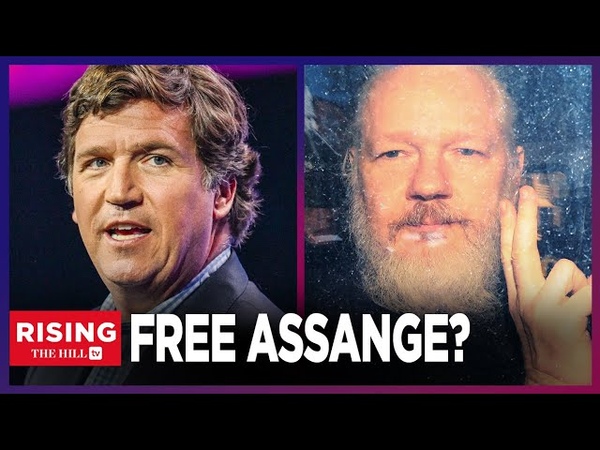 Tucker Carlson VISITS Wikileaks Julian Assange In UK Jail: Rising Team