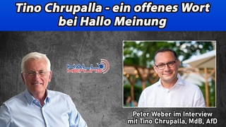Tino Chrupalla - ein offenes Wort bei Hallo Meinung
